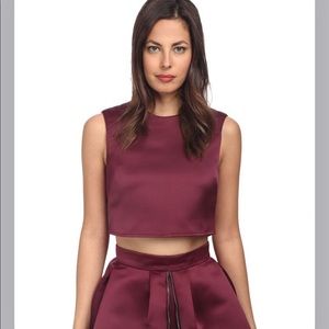 McQ by Alexander McQueen Duchesse Satin Top